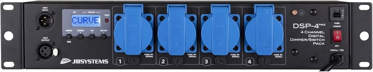 Dimmer 4-kanaals - Professioneel - Geavanceerde DSP-technologie - Perfect voor lichtregeling - SnelShoppen