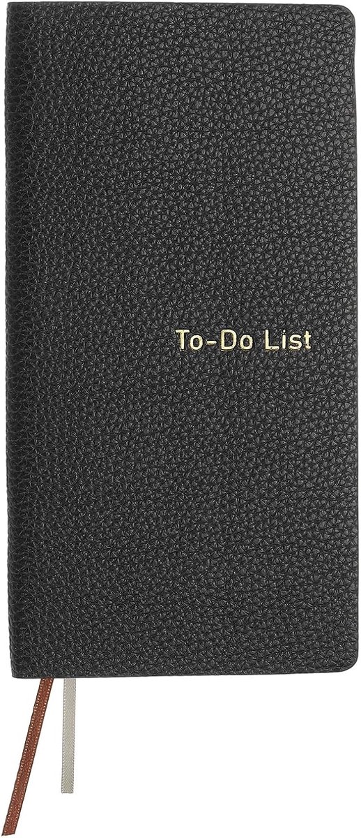 Lederen to do list notitieblokken, 160 pagina's 6,5 x 3,2 inch lederen dagelijkse planners om te doen lijst notebook voor zakelijk persoonlijke dagelijkse plannen planning planner notebook
