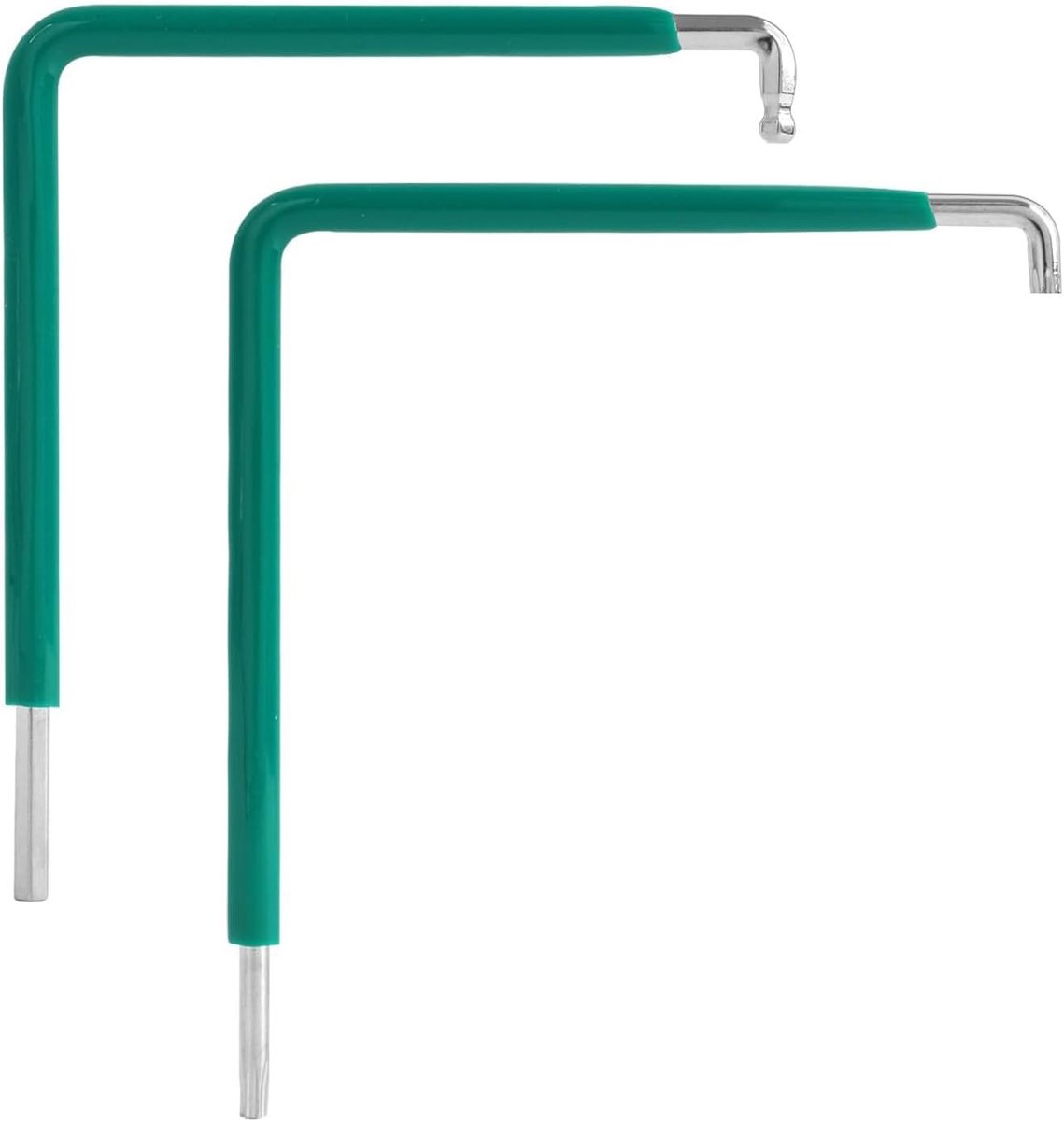 2 stuks instelgereedschapsset met warmtekrimpfolie, T15, 4 mm zeskant en 4 mm kogelkop, voor raammontage en installatie