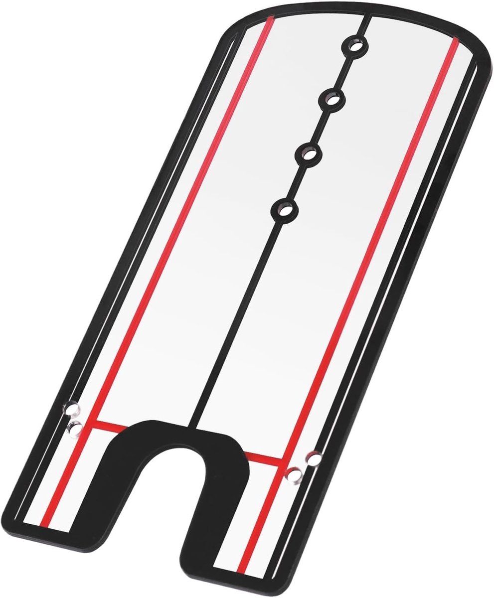 Putting Alignment Mirror, Draagbare Putting Training Hulp, Verbeter Uw Putting Setup, 14.5cm x 31cm