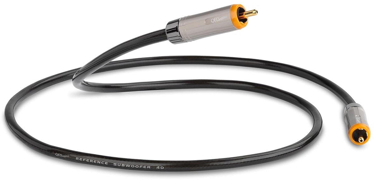 Subwoofer kabel 10 m - grijs - 2 koperen geleiders - verbeterde akoestiek - SnelShoppen