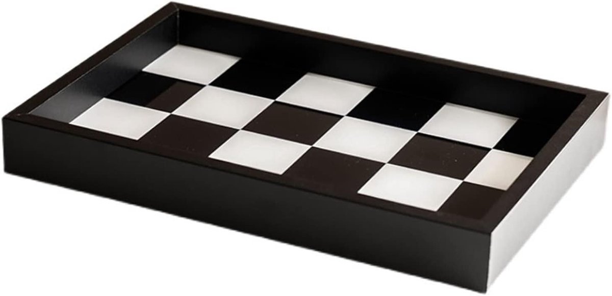 Organizer Tray Rechthoekig glazen dienblad Tafelblad Opbergvak Theeset Dienblad Sieraden Display Paneel Mode Decoratief dienblad Keuken Decor