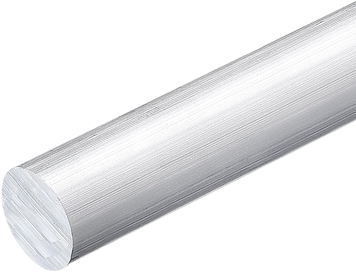 1 stuk 1 inch (25 mm) diameter ronde stang van aluminium 330 mm lengte 6061 ronde stang van aluminium volledige draaistang voor industrie bouw doe-het-zelf handwerk