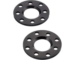 DR-Systeem Spoorverbrederset 16mm per as - Steekmaat 4x100/108 - Naaf 57,1mm - Boutmaat M12x1,5 - compatibel met Audi/BMW/Skoda/Seat/Volkswagen - Zwart