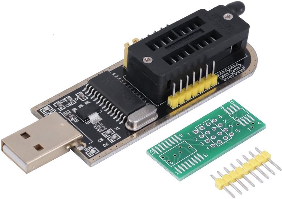 Routing USB Programmeur CH341A Writer LCD Flash voor 25 SPI Serie 24