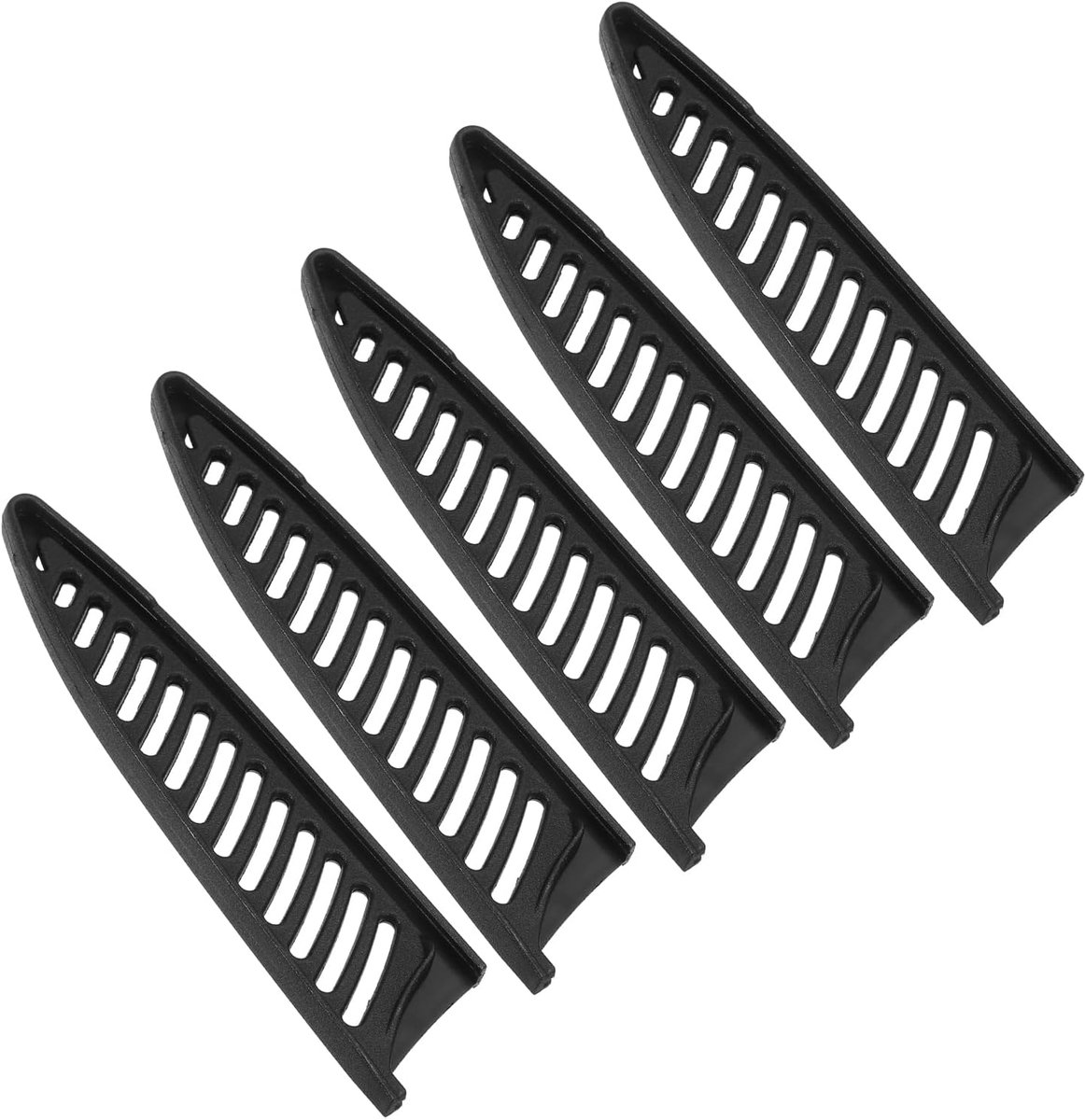 PP Veiligheidsmesafdekking voor 10,2 cm (4 inch), keramisch mes, 5 stuks, mes, universeel mes voor koksmessen, zwart