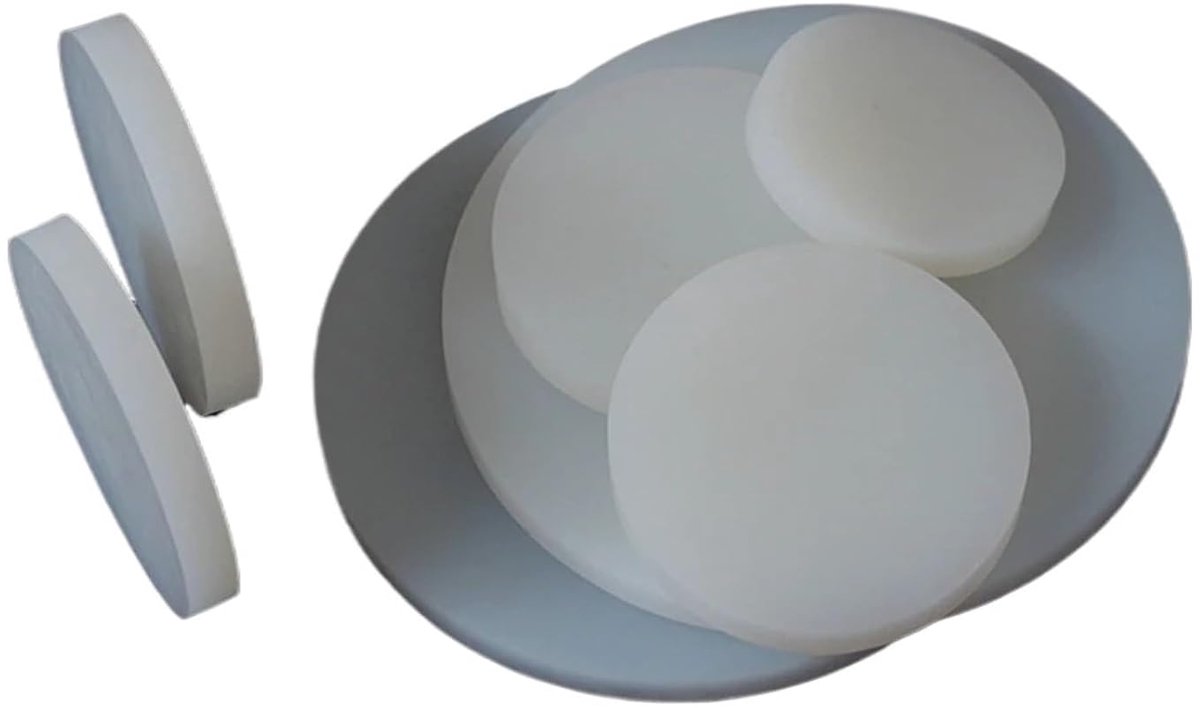 5 stuks melkachtig doorschijnende siliconenrubberen pakkingen - diameter 30-150 mm, dikte 1-10 mm, hitte- en oliebestendig(60mm 1.5mm)
