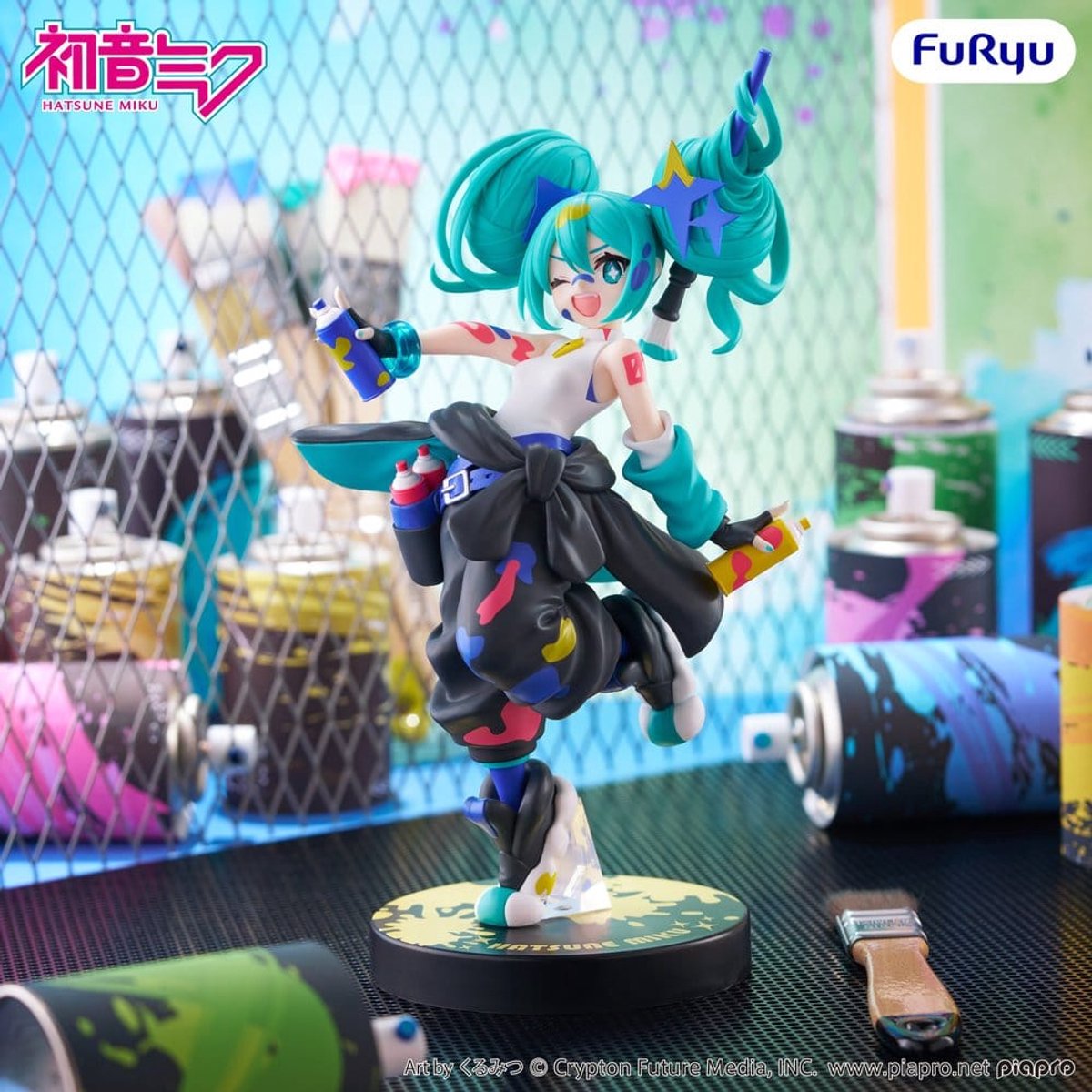 Hatsune Miku Muchute PVC Statue Paint Girl Another Color Ver. 23 cm