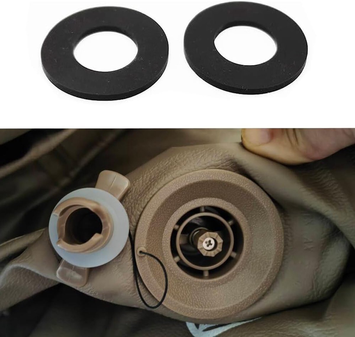 Intex Hot Spa Cover Inflatation Port O-Ring Seal voor Intex - Hot Tub Port O-Ring Sea Air Broek & Adapter Past op Bathtub Lekkage Opblazen Pneumatische Pomp Afdichtingsring (2 stuks