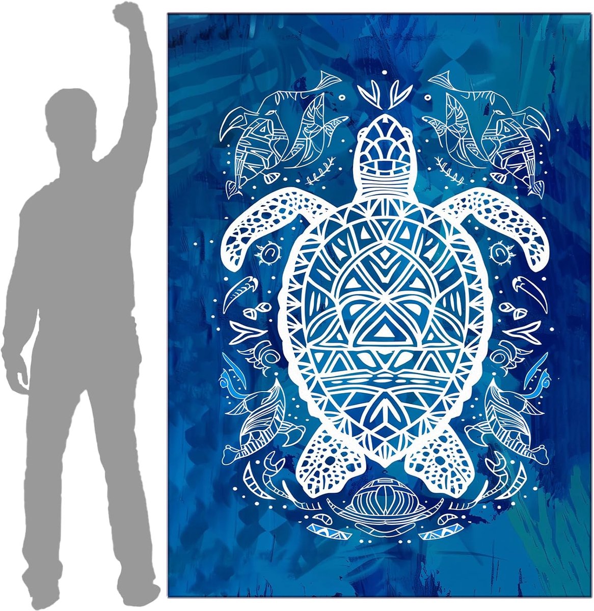 Strandlaken XXL 145 x 200 cm - Microvezel - Lichtgewicht - Perfect voor strand en reizen - ShopVlot