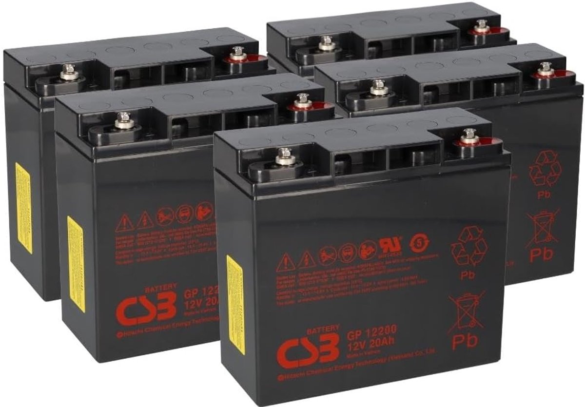 Accu 12V 20Ah - AGM - Geschikt voor E-Scooter 60V SXT Viper - Duurzaam en betrouwbaar - ShopVlot