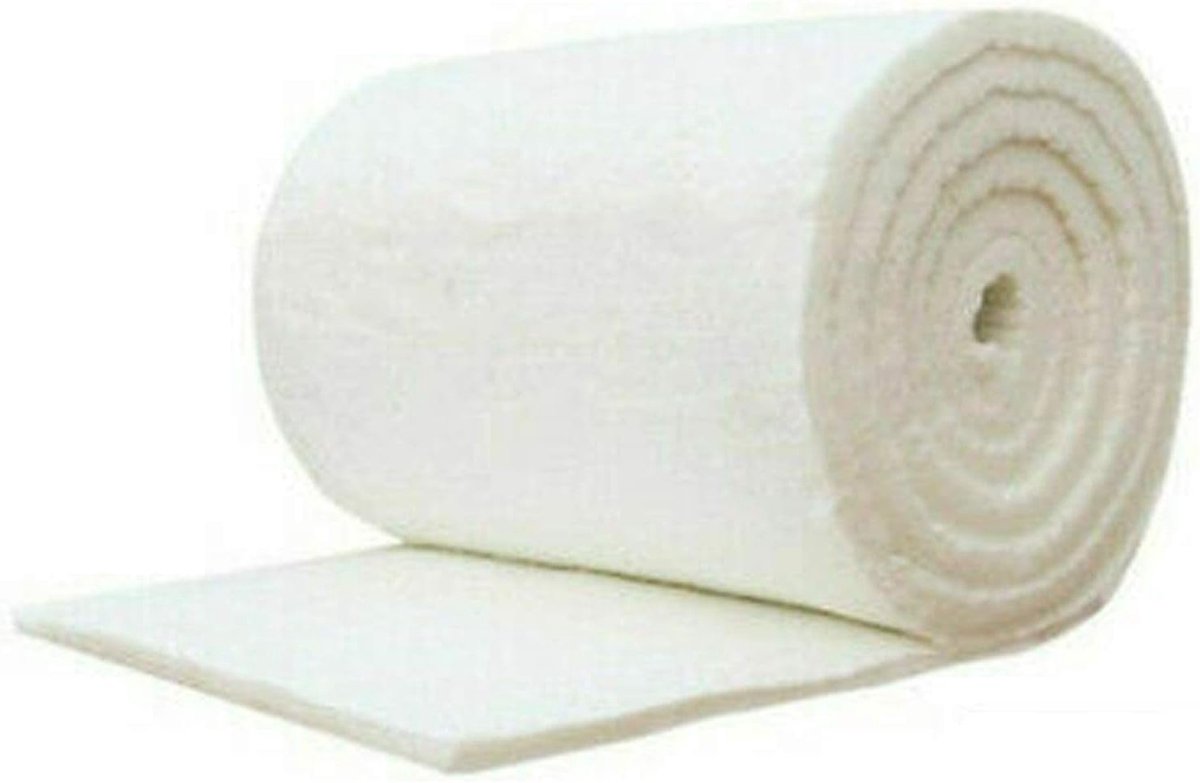 Isolerende keramische vezeldoek 20 mm - hoog temperatuur - brandwerend - ideaal voor hittebestendige toepassingen - ShopVlot