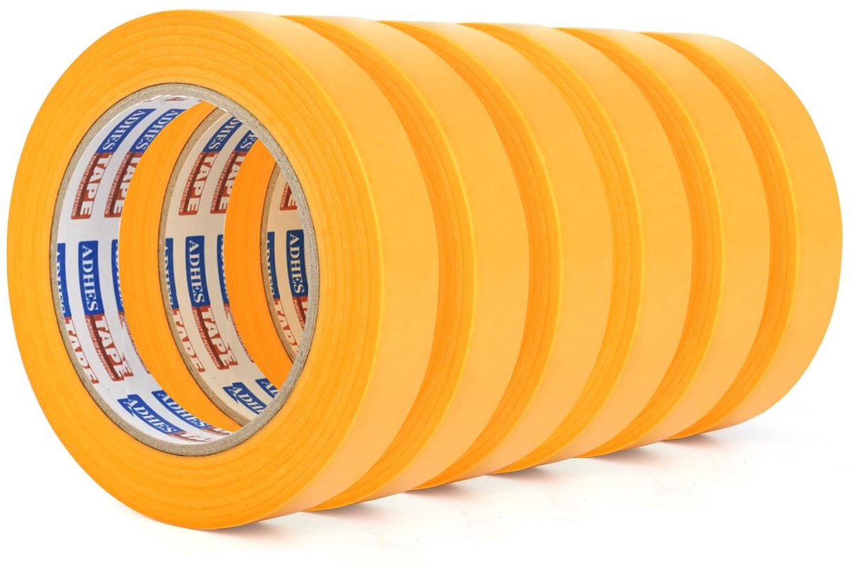 Afplaktape 19 mm x 50 m - UV-bestendig - waterbestendig - ideaal voor schilderwerk - ShopVlot