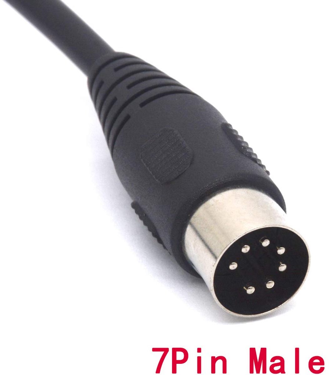 Audio kabel 7 pin DIN naar 2 RCA female - 0.5 meter - voor Bang & Olufsen en Naim - ideaal voor stereo systemen - ShopVlot