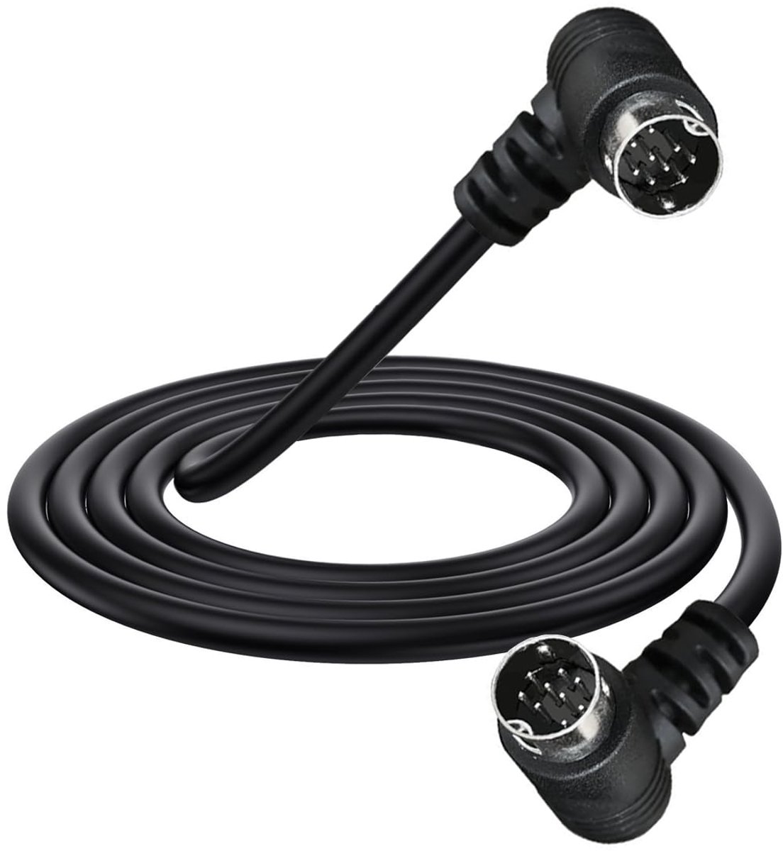 S-Video Kabel 1,5m - Dubbele 90 Graden Bocht - Flexibel Ontwerp - Geschikt voor TV en Projector - ShopVlot