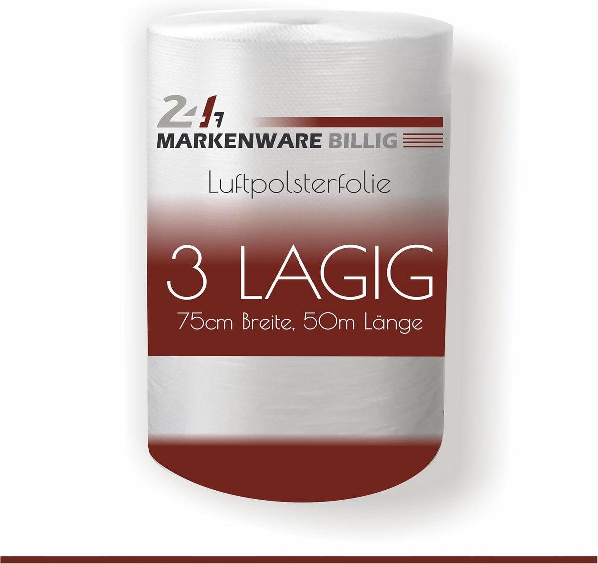 Bubbeltjesplastic 3-laags - 75 cm breed - transparant - ideaal voor verpakken en beschermen - ShopVlot