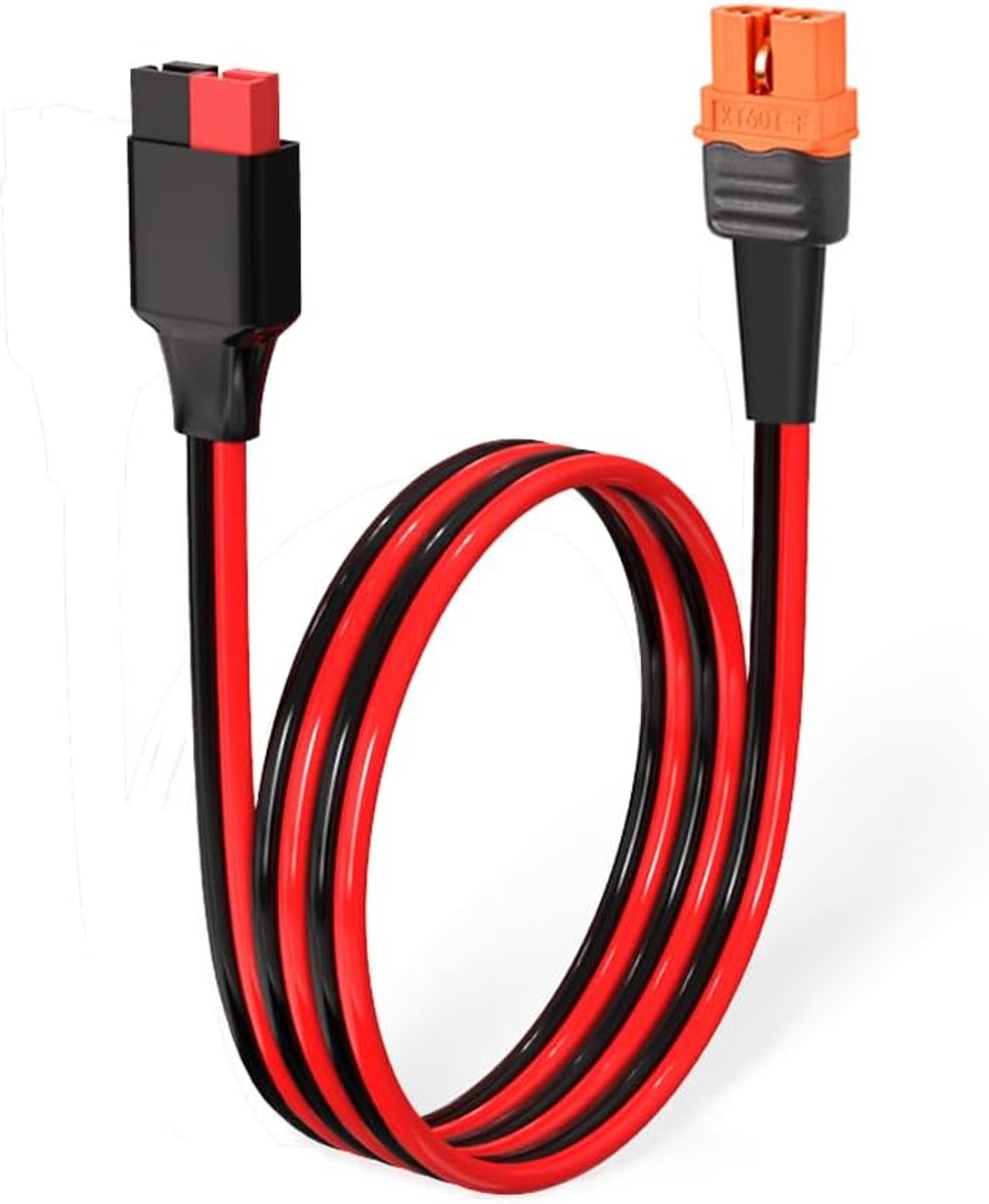 XT60i naar Anderson Adapter - 12 AWG Verbinding - 2ft Kabel - Ideaal voor zonne-energie toepassingen - ShopVlot
