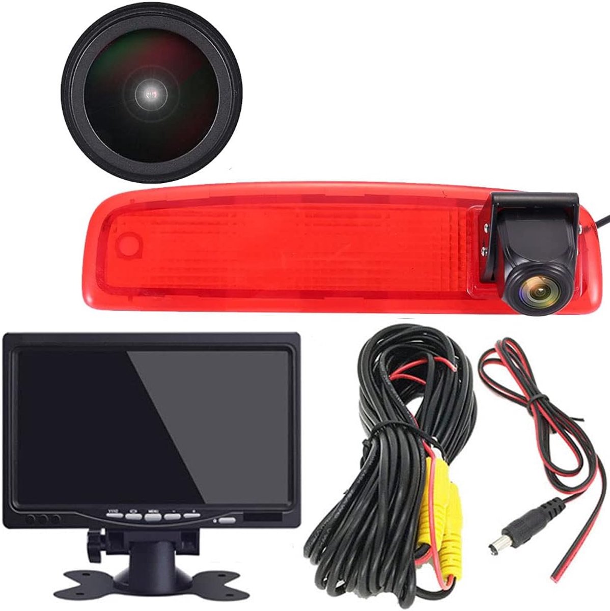 HD IP68 achteruitrijcamera met 7 inch monitor - vervangingscamera voor Renault Dacia - 170° kijkhoek - ShopVlot