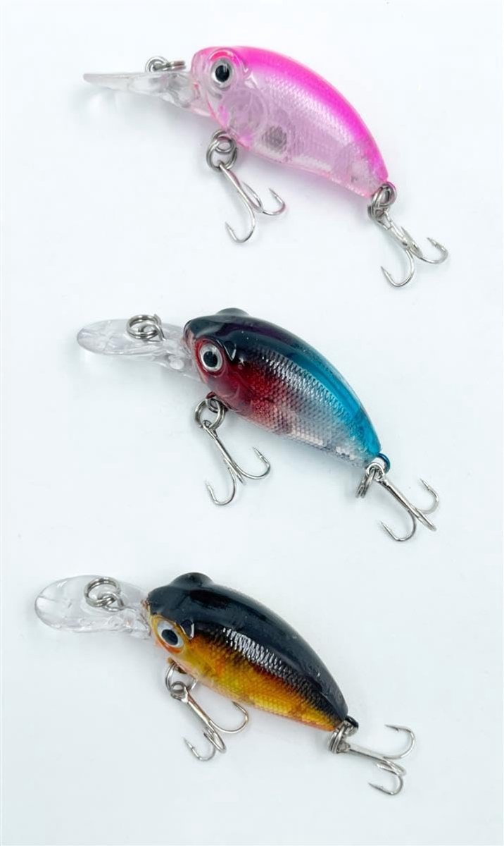 Wobbler-assortiment - 3 wobblers - populaire decoraties - veelzijdig aas voor roofvissen - ShopVlot