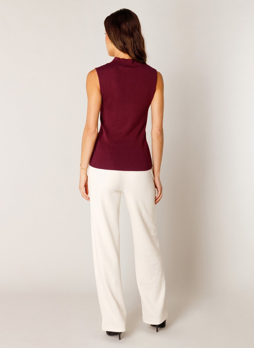 BASE LEVEL Yali Tops - Wine Red - maat 38