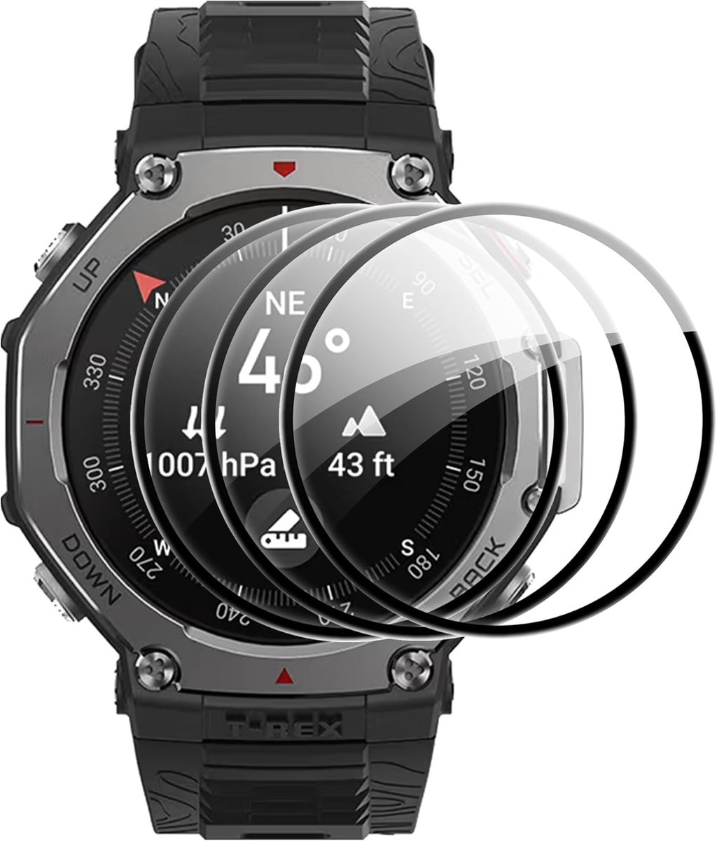 Horloge screen protector 48 mm - HD helder - anti-kras - ultra resistente bescherming - ShopVlot