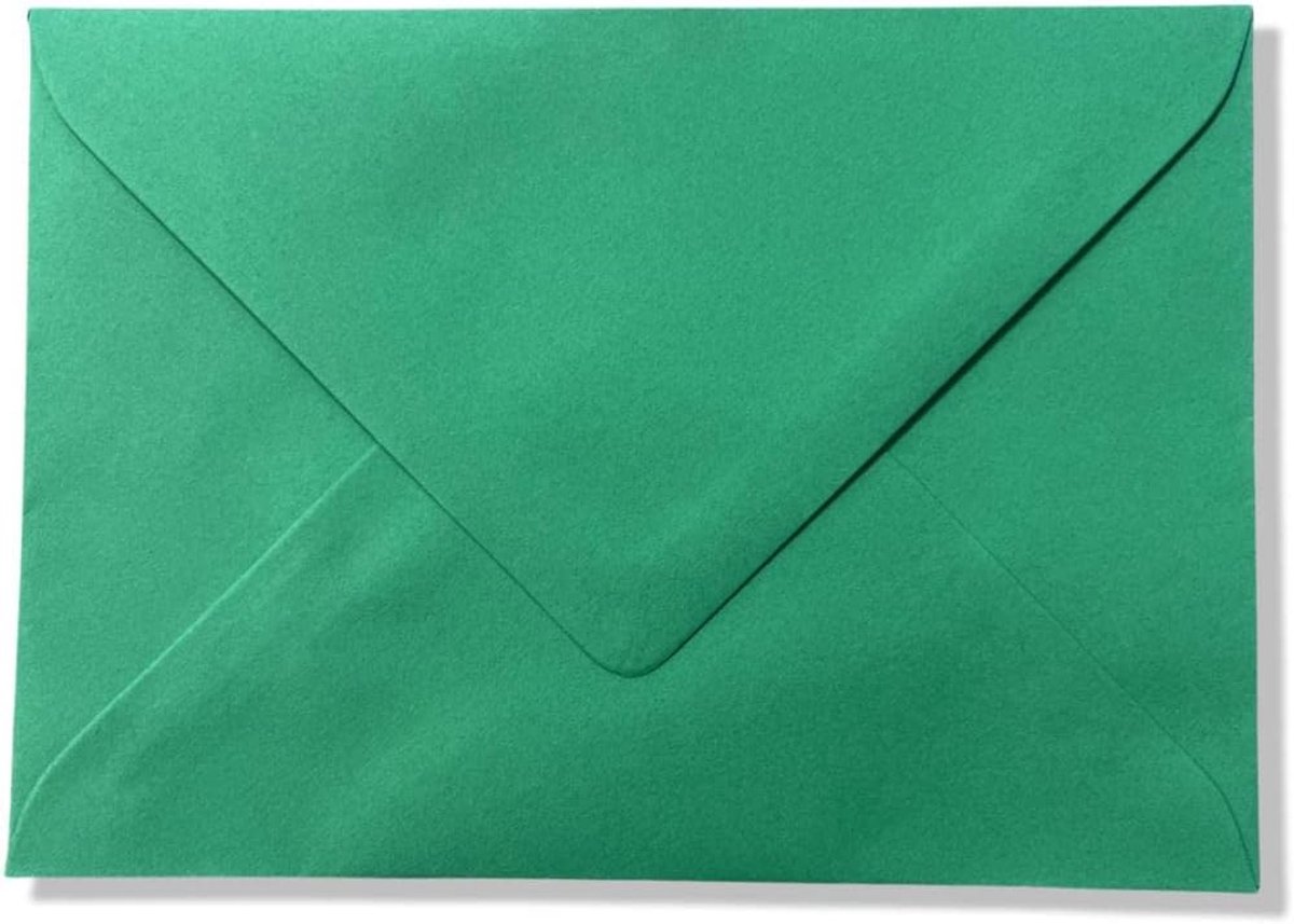 C6 Enveloppen 162x114mm - Grassgreen - 100 GSM - Perfect voor luxe verzending - ShopVlot