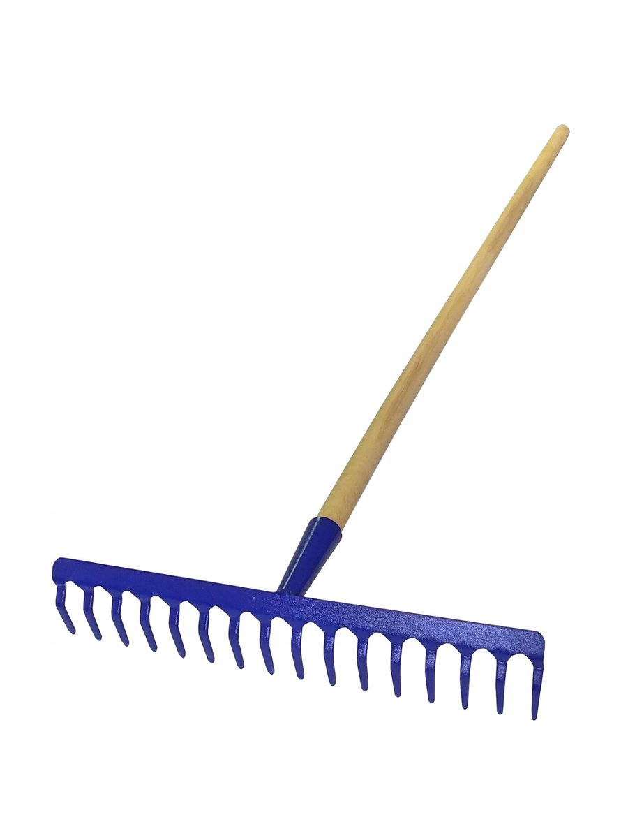 Metalen Tuingrijper 16 Tanden - 132 cm Lengte