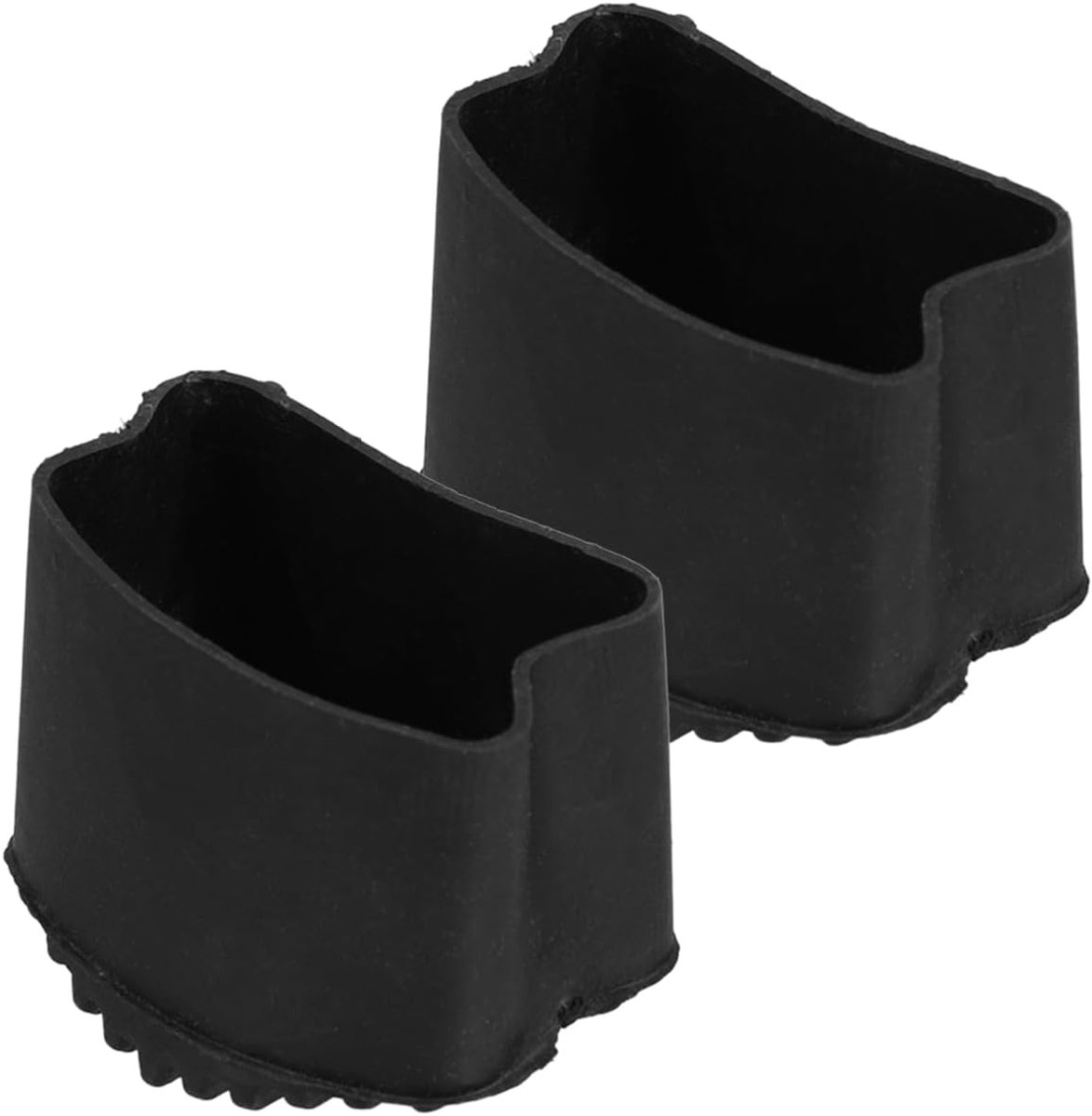 Ladder voeten rubberen voetbedekking - 2 stuks - opvouwbaar - voor extra grip en stabiliteit - ShopVlot