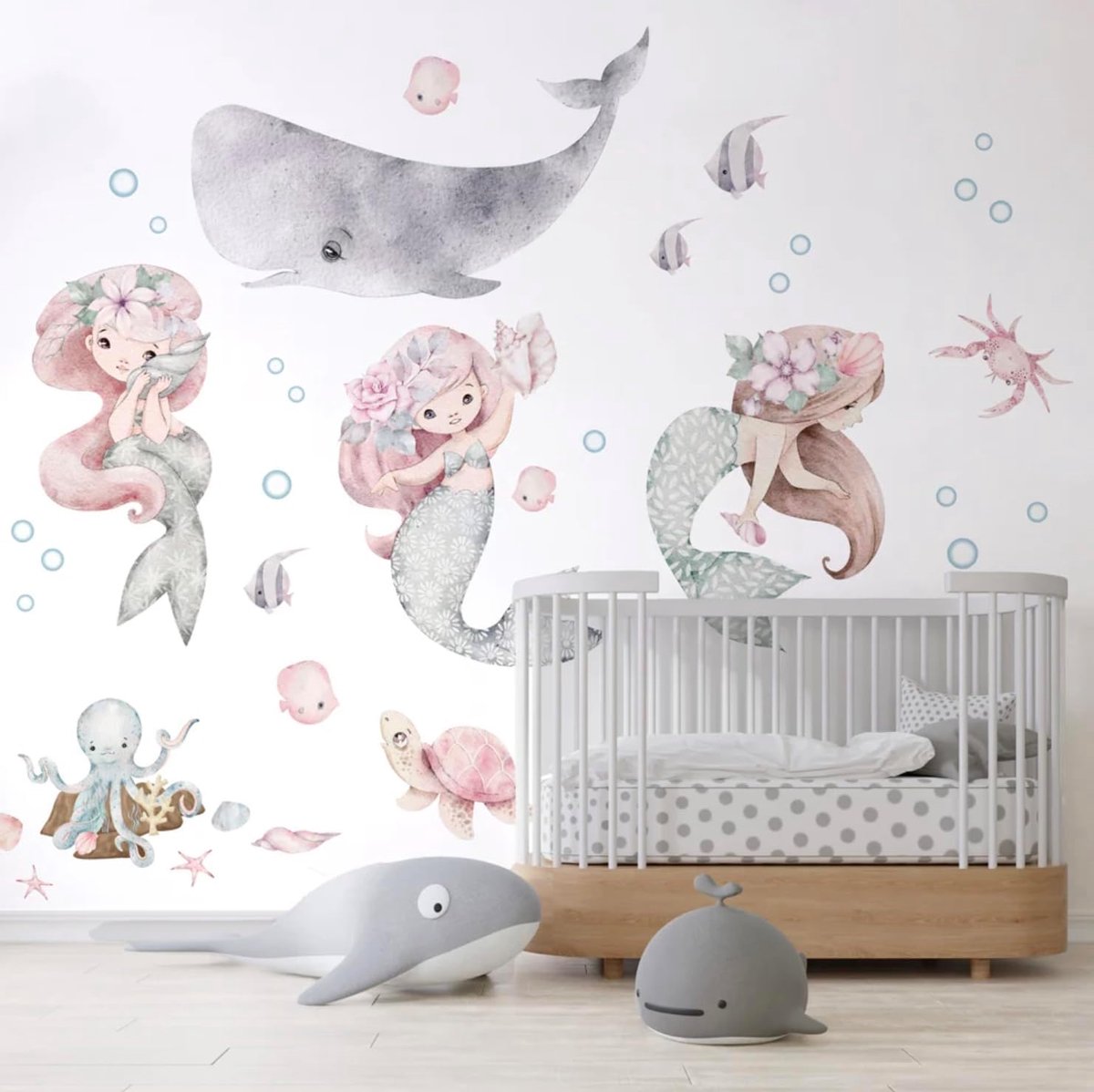 Muurstickers kinderen 120 x 40 cm - Herbruikbaar - Milieuvriendelijk - Hypoallergeen, voor slaapkamer - ShopVlot