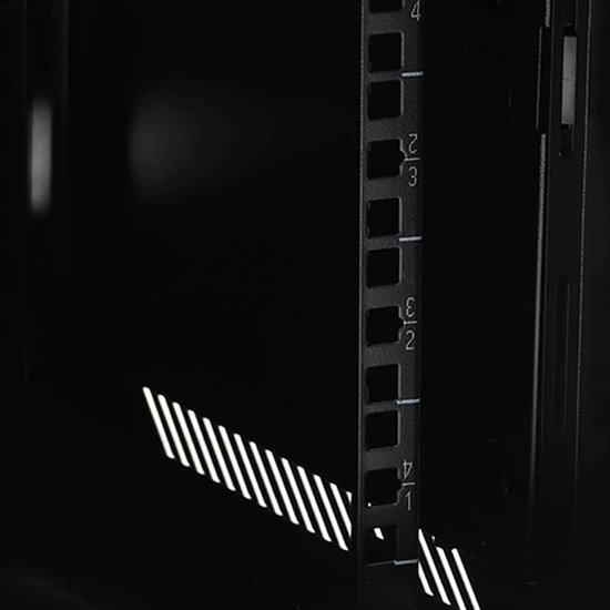 vidaXL Netwerkkast voor aan de muur 12U 19" IP20 600x600x640 mm van vidaXL — afbeelding 5
