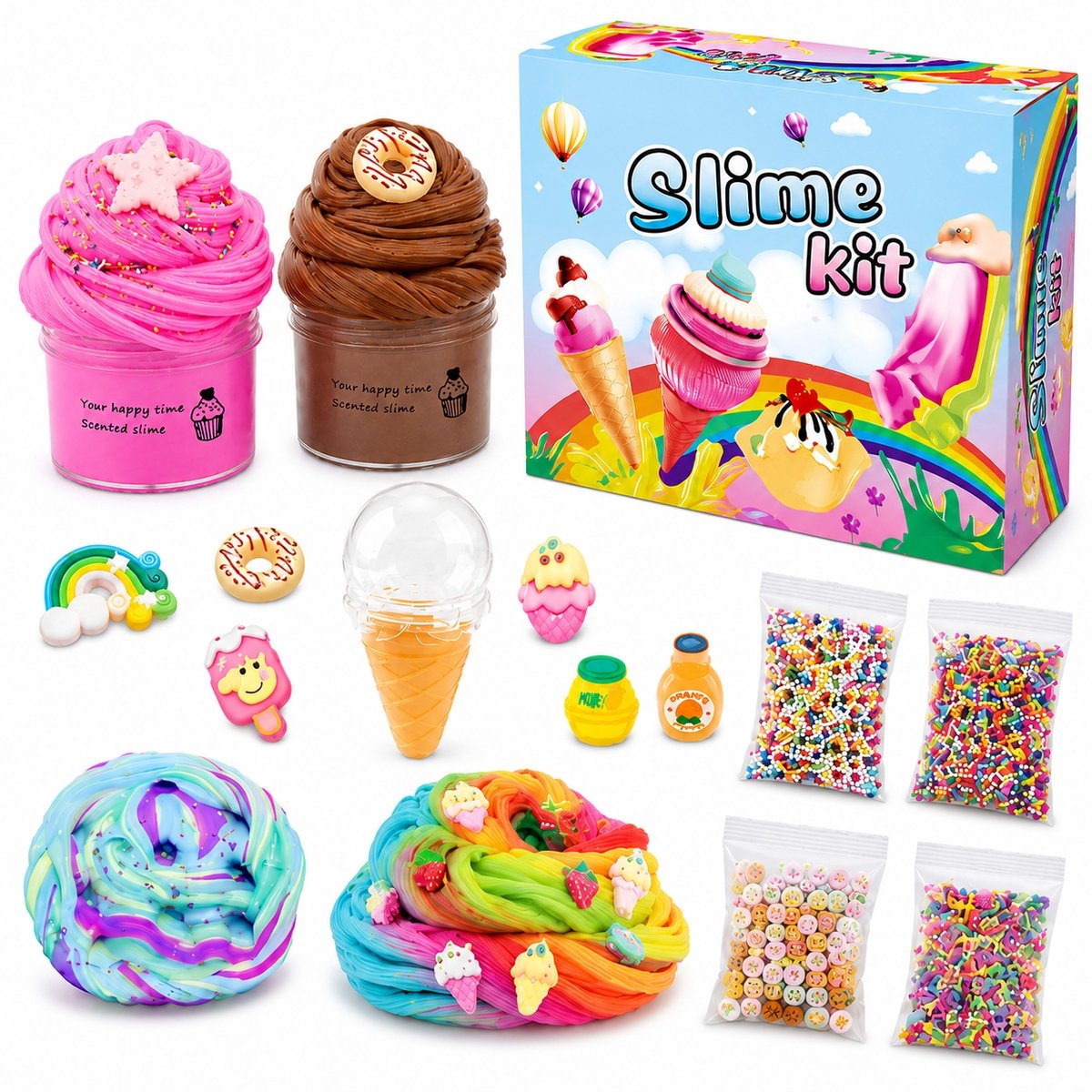 Creatieve Slime Babettejes Fabriek Set voor Kinderen - DIY Knutselplezier