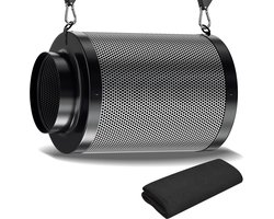 Growbox Koolstoffilter 150x400 mm, Afzuigfilter voor Kweektent Ventilatie en Geur