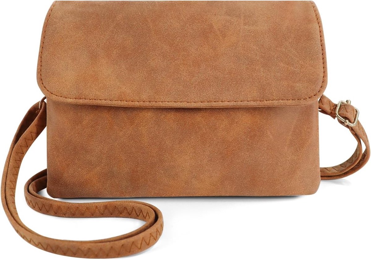 Crossbody tas voor vrouwen - mini formaat - PU leer - ideaal voor winkelen - SnelShoppen