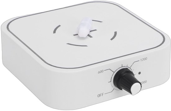Magneetroerder - Roerplaatmixer Elektrische roerder - Vloeistoffen mengen - Stille werking - 13 x 13 x 4 cm - Wit — afbeelding 2