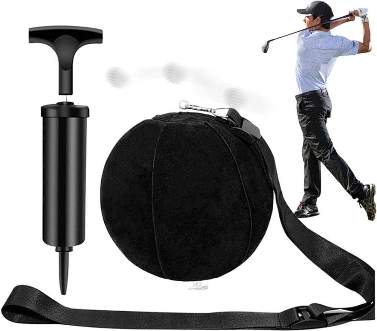 Golf Swing Trainingsbal - Golf Oefenbal - Swing Verbeteren - Handenvrije Techniek - 14.7 cm - Niet gespecificeerd