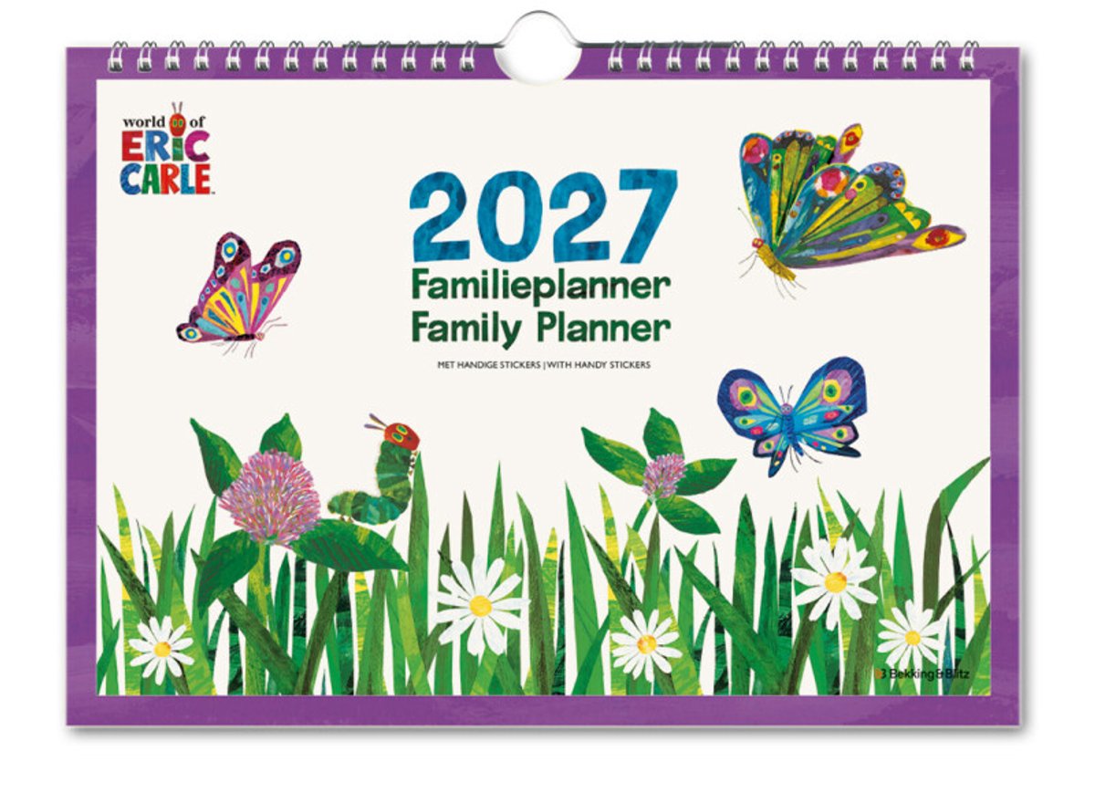 FamiliePlanner Rupsje Nooitgenoeg Kalender 2027