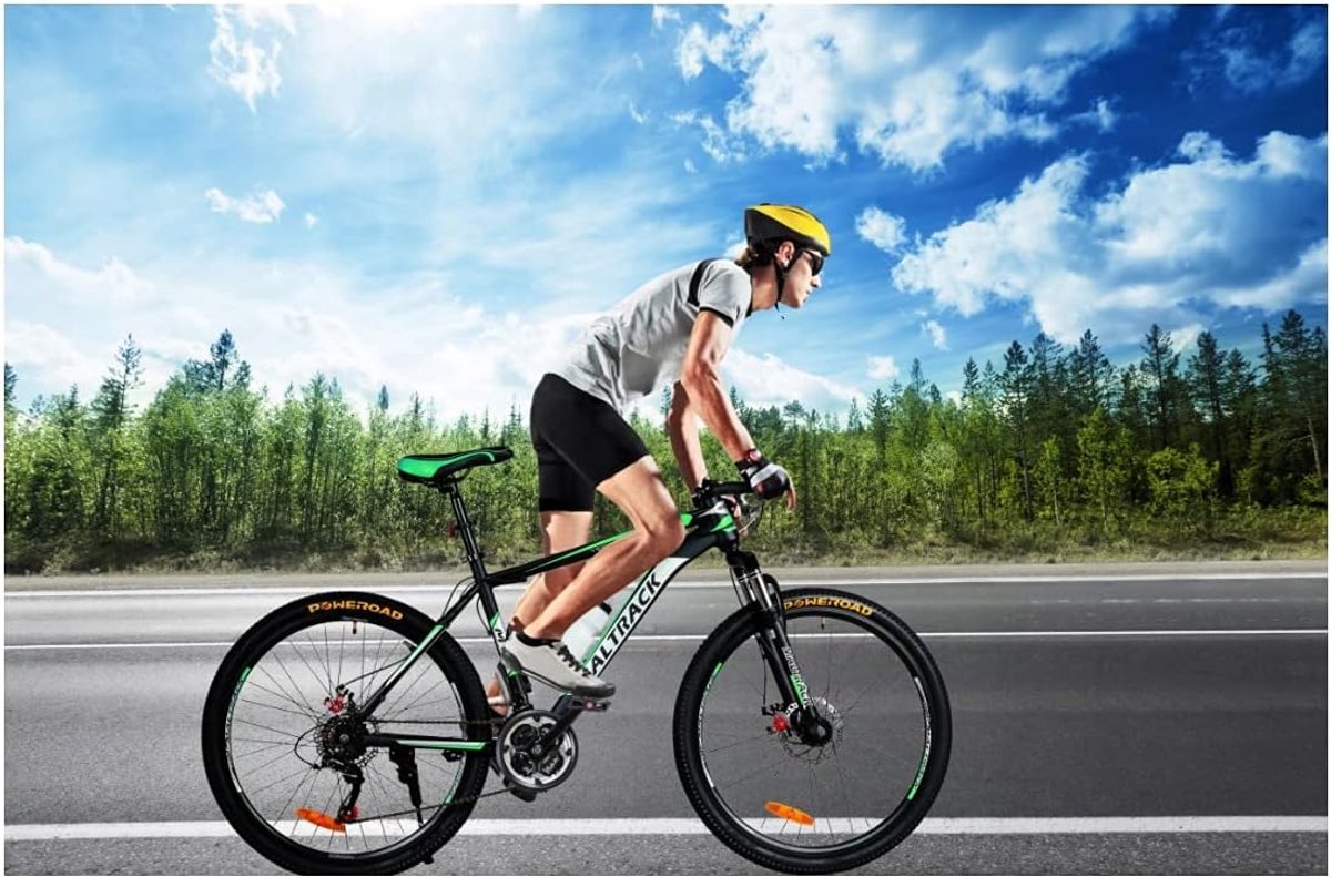 Mountainbike - ATB fiets - Buitenfietsen - 18 versnellingen - 26 inch banden 45 cm frame - Groen