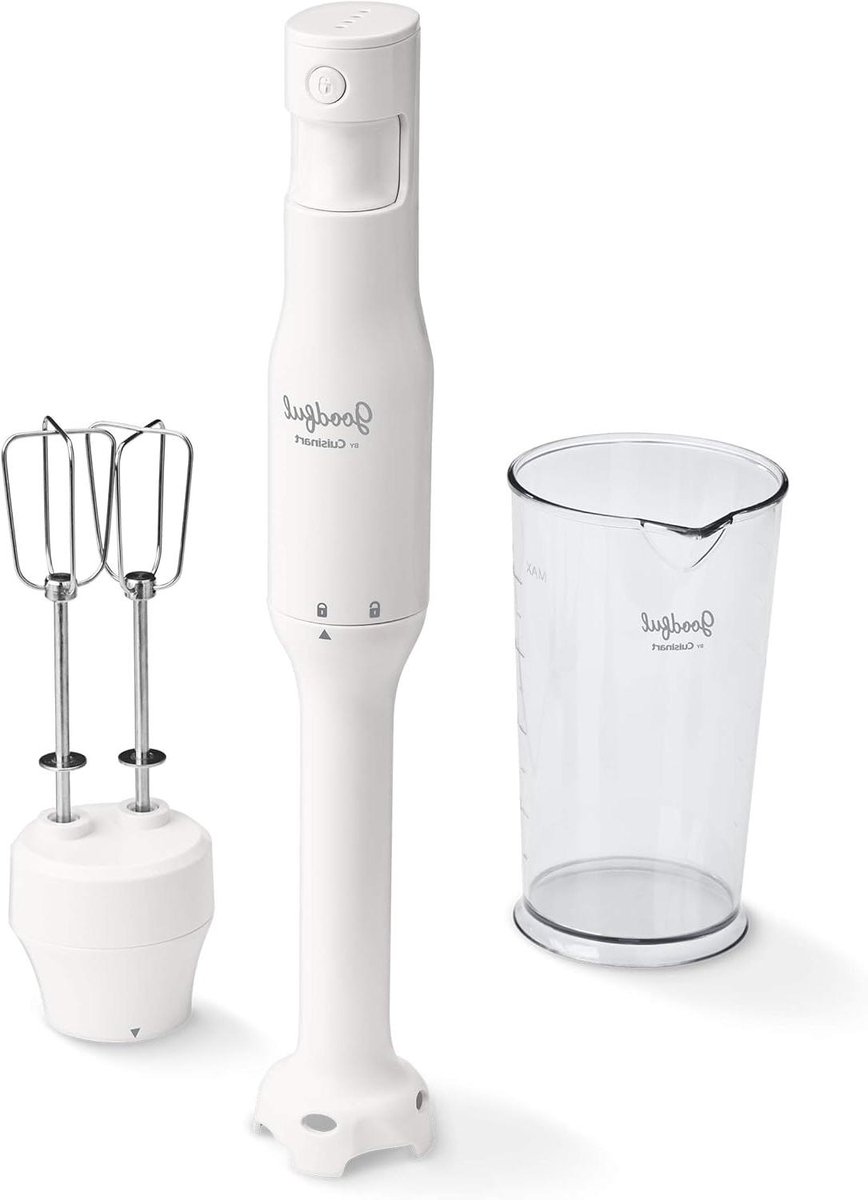 Hand Blender - Mixer Staafmixer - Snel Mixen - Variabele Snelheid - 850 g - Wit