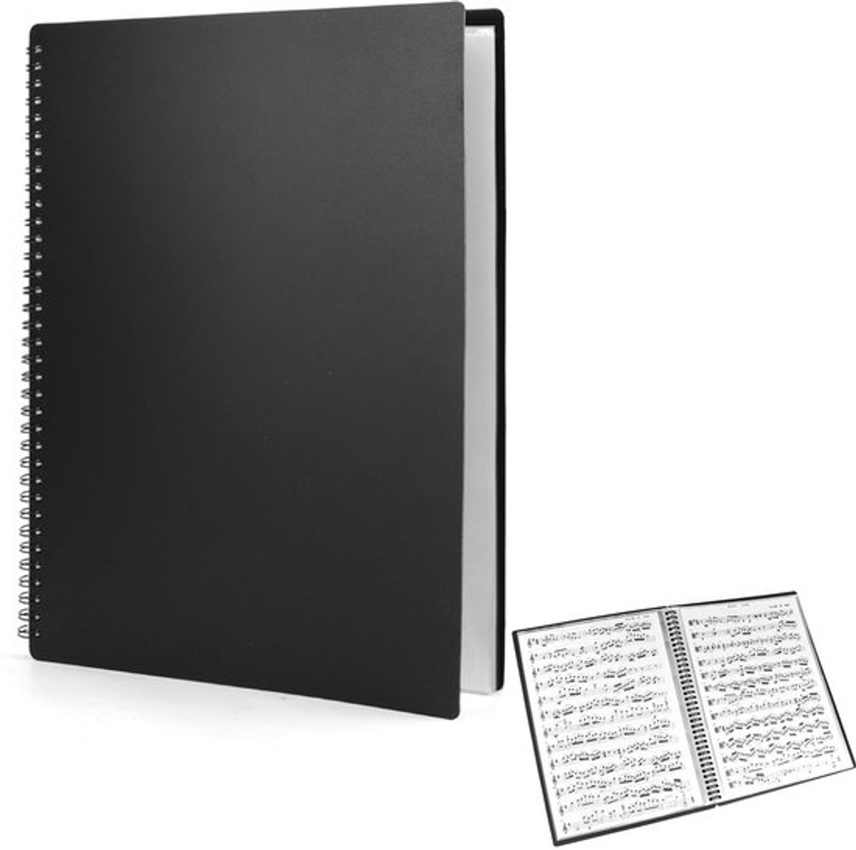 ® A4 60 Pagina's muziekmap, 30 vakken bladmuziekmappen, voor muzikanten en kantoor