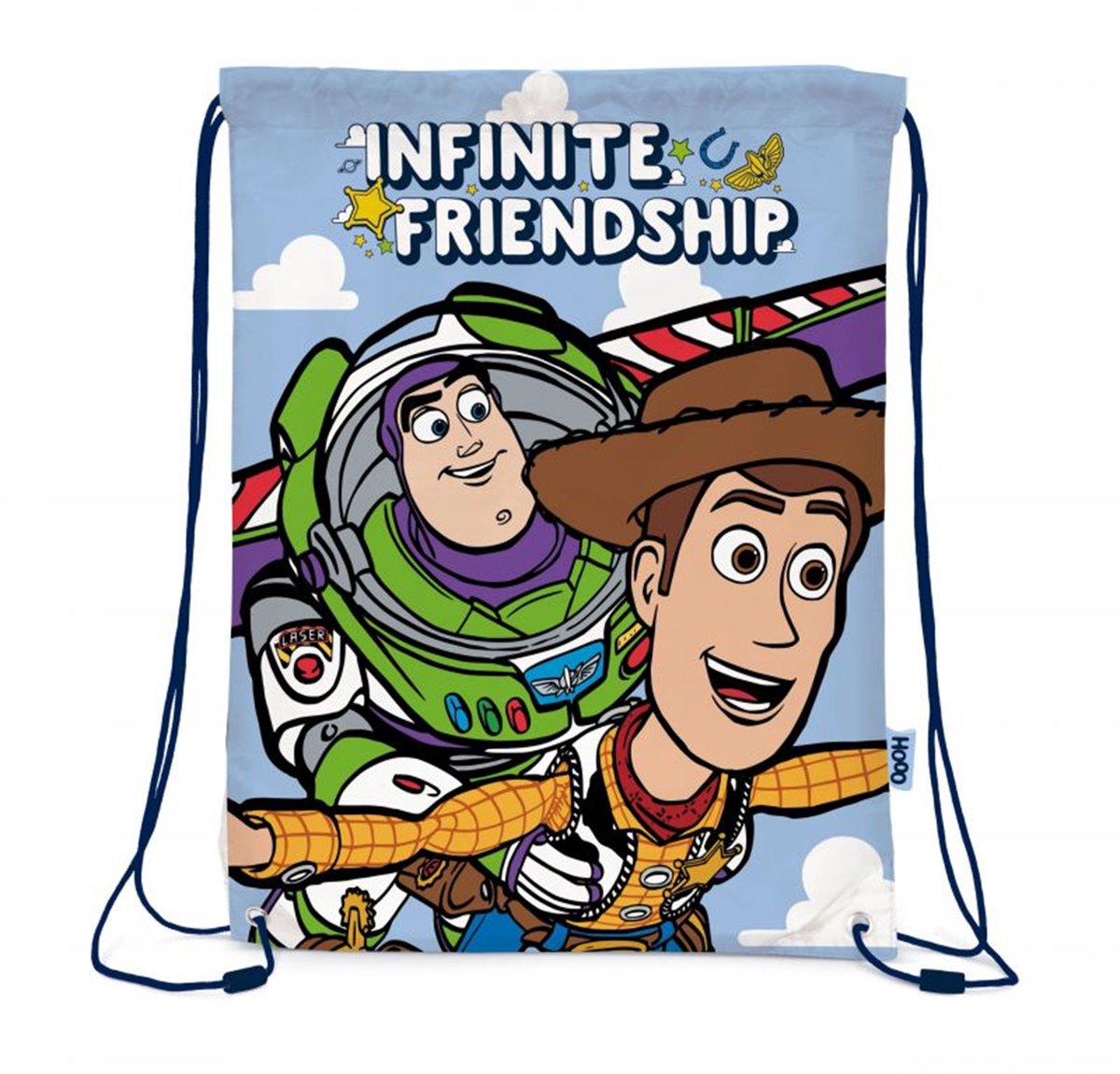 Toy Story - Gymtas – Zwemtas – Sporttas – Woody & Buzz Lightyear – 43 x 34 cm – Officiële Licentie