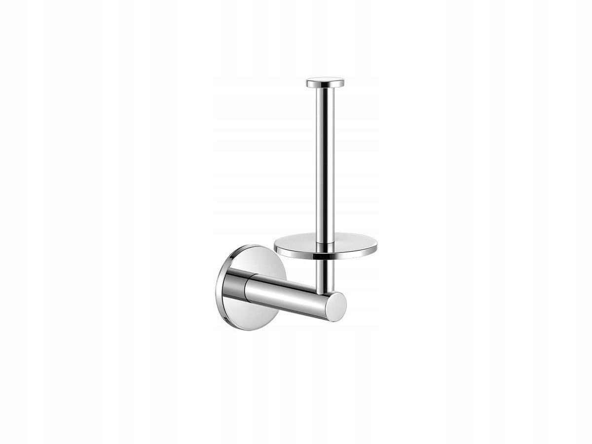 Merkloos Chroom Toiletrolhouder - Extra Rol