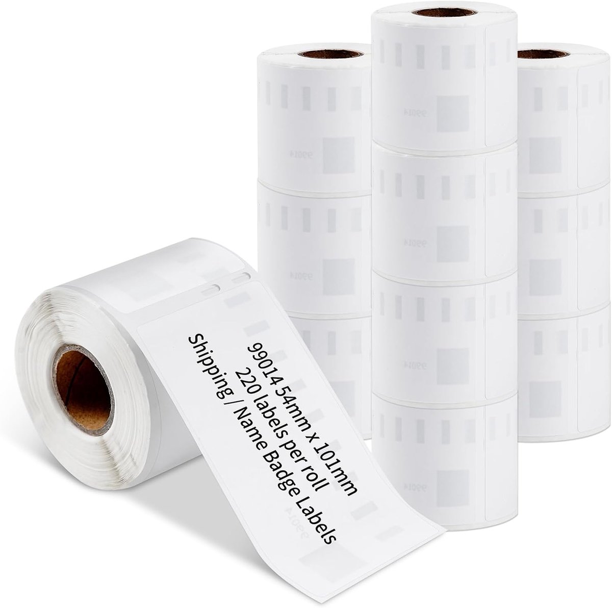 MarkField 12 x LW 99014 Shipping Labels, Name Tags (Large) 54mm x 101mm, 220pcs/roll, Compatible with Dymo LabelWriter - ShopVlot