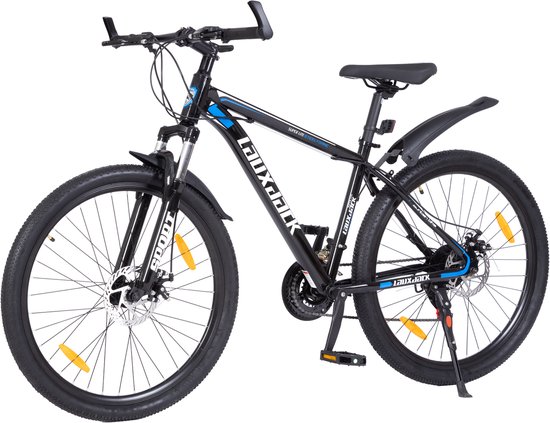 FloraGrace Mountainbike - 26 Inch Hardtail Met 21 Versnellingen - Staal - Blauw - Voor Dagelijks Gebruik En Terreinritten — afbeelding 4