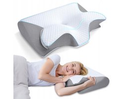 Ergonomische traagschuim kussen voor nekpijn - Ortopedisch slaapkussen