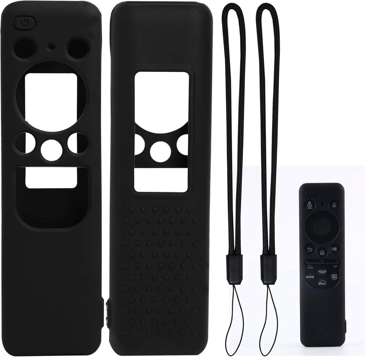 2 Pack Compatible with Samsung Remote Control 2023 Case for TM2360E, BN59-01432A, BN59-01432J, Non-Slip Silicone - ShopVlot