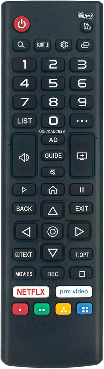 ALLIMITY Remote Control Fit for INNOHIT EKO TV K32HSW K40FSW K55USW K58USW K65USW K70USW K75USW K85USW K85USW IH50UWB4 - ShopVlot