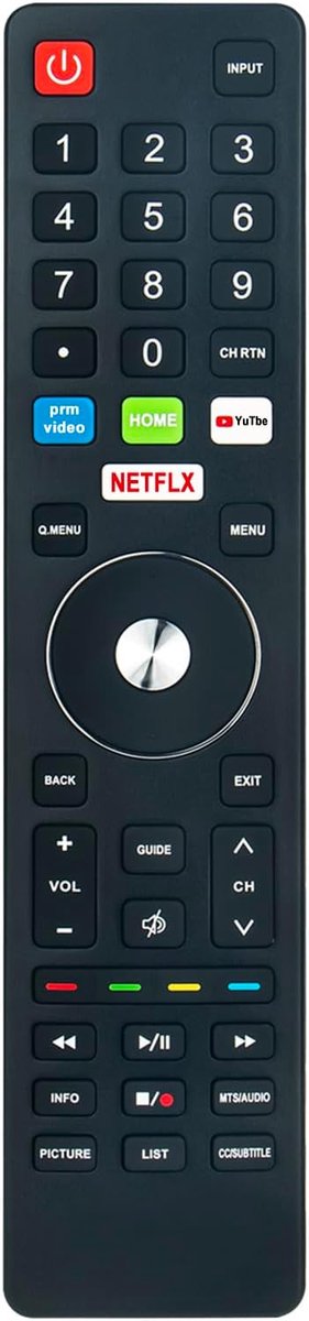 ALLIMITY Replacement remote control suitable for RCA HYUNDAI TV YDX-135 HY-TVS50UH-002 YDX135 HYTVS50UH002 - ShopVlot