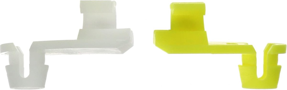 Staples - Bevestigingsclips - Auto Interieur Reparatie - Origineel Materiaal - 10 stuks - Geel Wit