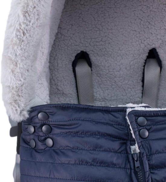 Universele Voetenzak - Kinderwagen Zak - Baby Warm Houden - Waterdicht en Winddicht - 42 x 100 cm - Navy van Universele — afbeelding 2
