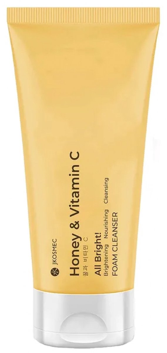 Jkosmec All Bright Reinigingsschuim Honing & Vitamine C 180 ml